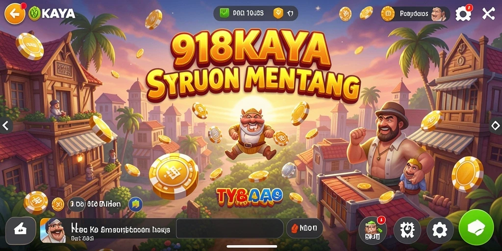 Tampilan gameplay 918KAYA yang menarik dan penuh warna.