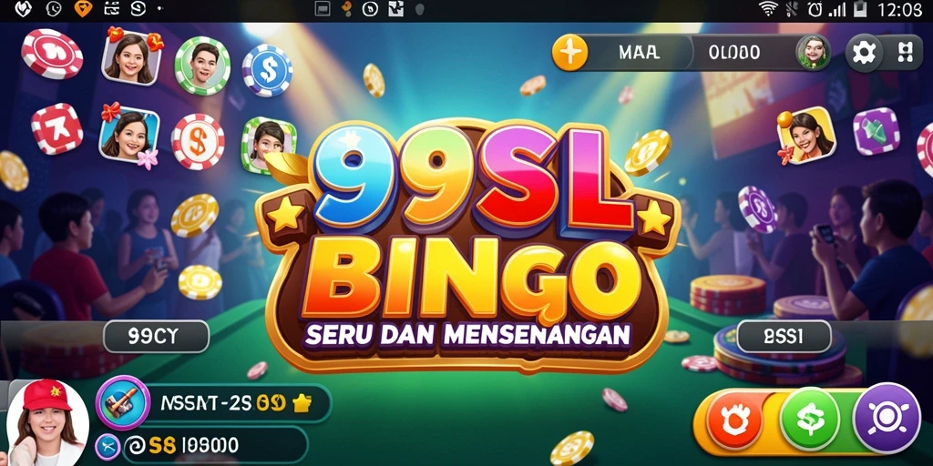 Tampilan gameplay 9SL yang seru dalam permainan Bingo.