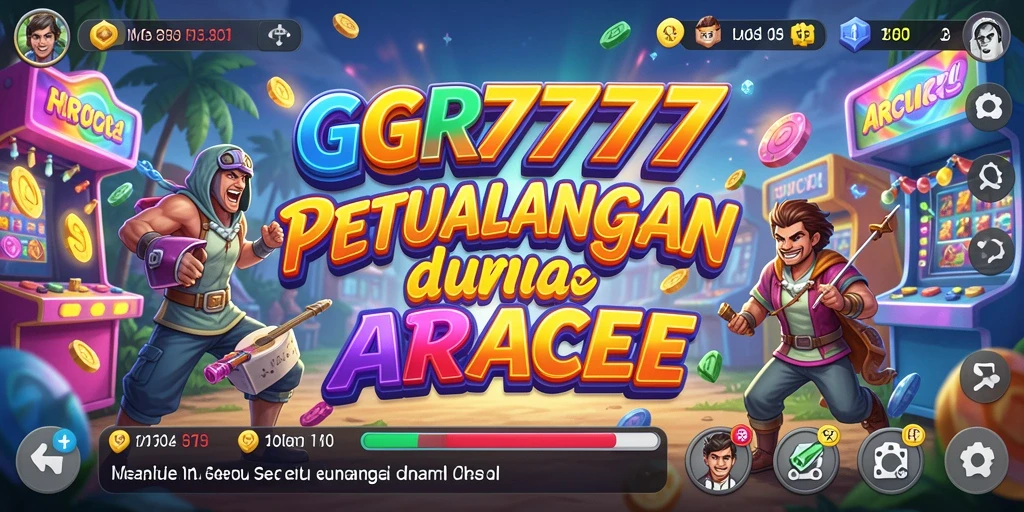 Screenshot GGR7777 menampilkan aksi seru dalam permainan Arcade.