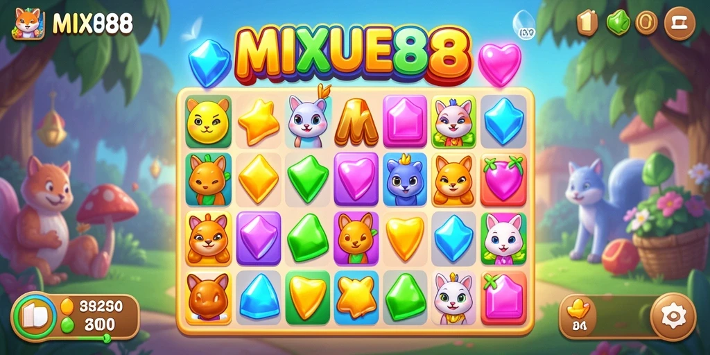 Tampilan gameplay MIXUE88 yang seru dan interaktif.