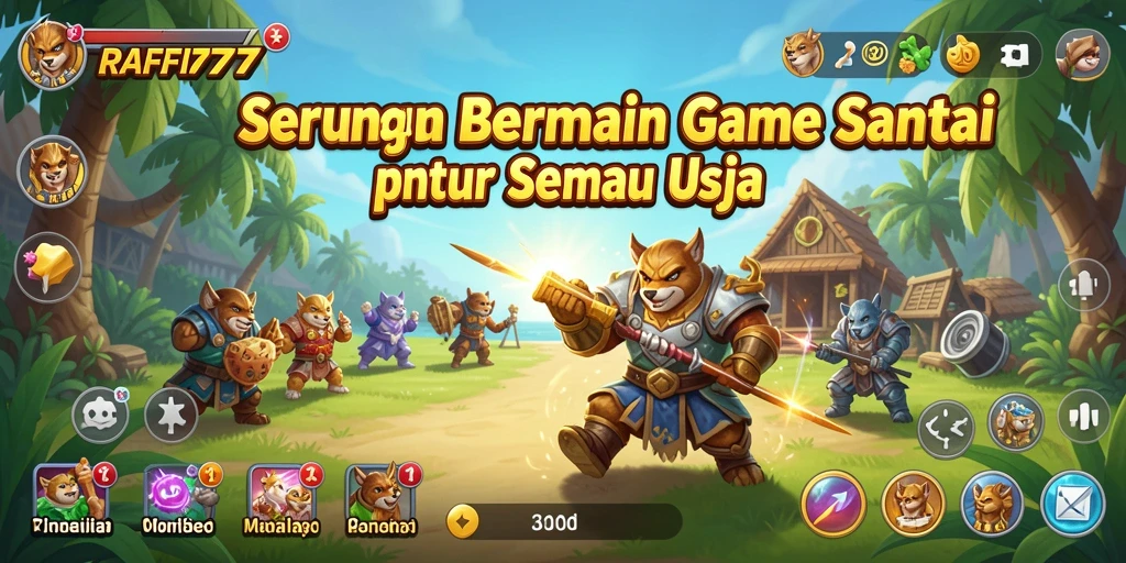 Gameplay seru dan santai dari RAFFI777 yang menghibur.