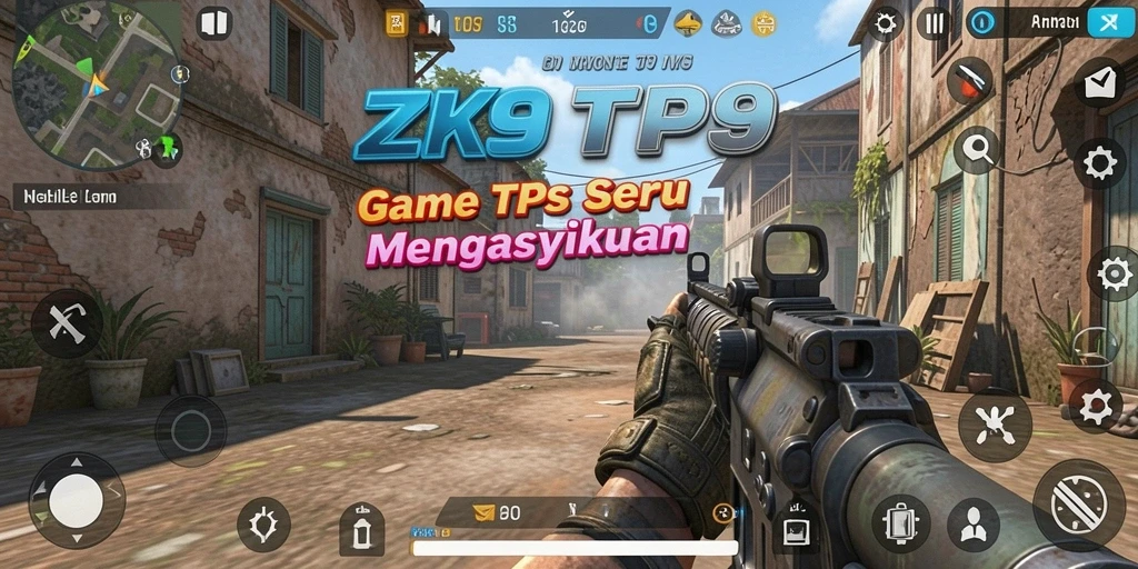 Tampilan seru gameplay TPS ZK9 yang menampilkan aksi mendebarkan.